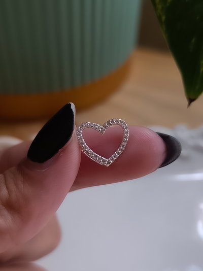 Dije Corazón con Cubic 