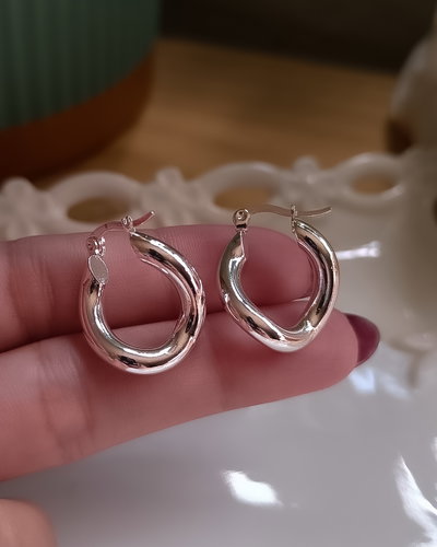 Argollas Dobladas 1.9cm