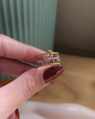Anillo Regulable Combinado 2