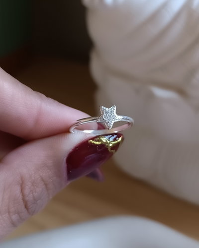 Anillo Estrella con Cubic PL