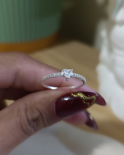 Anillo Corazon Cubic PL