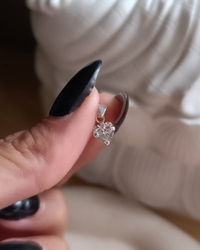Dije Corazón Cubic 6mm