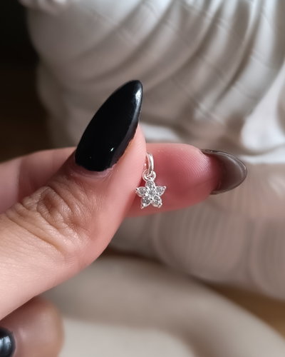 Dije Flor Cubic 6mm