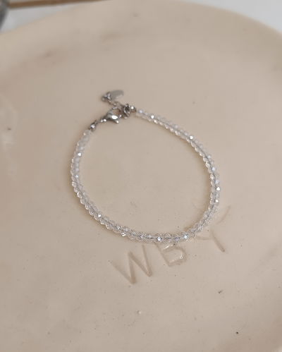 Pulsera Cuentas Blancas