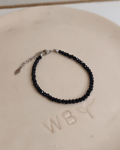 Pulsera Cuentas Negras