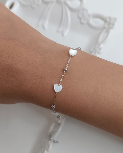Pulsera Corazones AQ