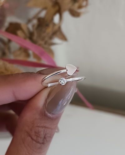 Anillo Corazón y Cubic AB