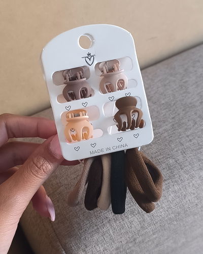 Set Broches y colitas