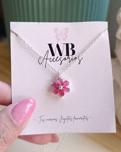 Conjunto Flor Cubic Fucsia