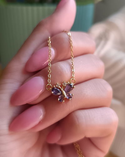 Conjunto Mariposa Violeta