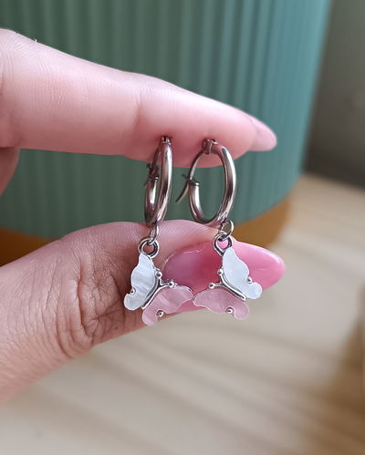 Argollas Mariposa ELEGIR COLOR 