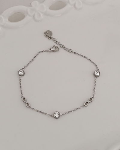 Pulsera Infinitos y Cubic AQ