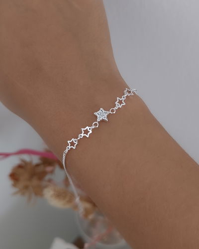 Pulsera Estrellas Cubic AB