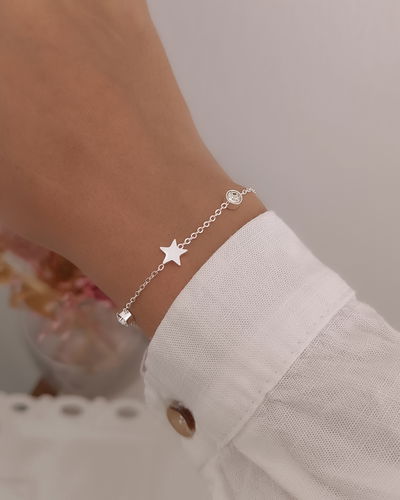 Pulsera Estrella y Cubic AB