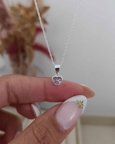 Conjunto Corazon rosa 45cm