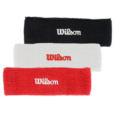 HeadBand Wilson (Blanco-Negro-Rojo)