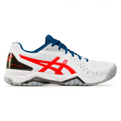 Asics GEL-CHALLENGER 12 Clay Hombre (Blanco-Rojo-Gris)