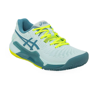 Asics GEL-RESOLUTION 9 Mujer (Verde-Azulino-Amarillo)