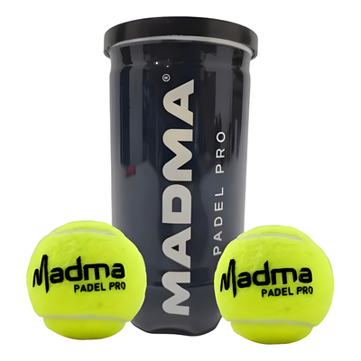 Tubo De Pelotas Madma Padel Pro x 2 Unidades
