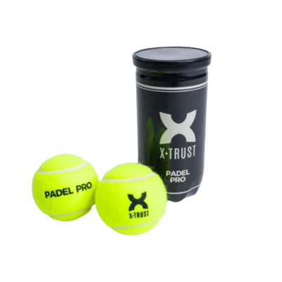 Tubo De Pelotas X-Trust Pro Padel x 2 Unidades