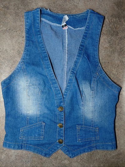 chaleco de jean t3