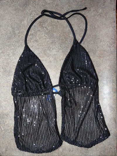 top lentejuelas talle unico NUEVO
