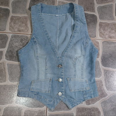 chaleco de jean t2