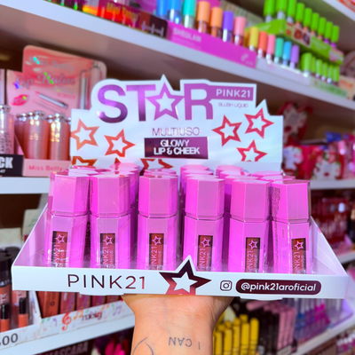 Rubor líquido tipo sheglam PINK21
