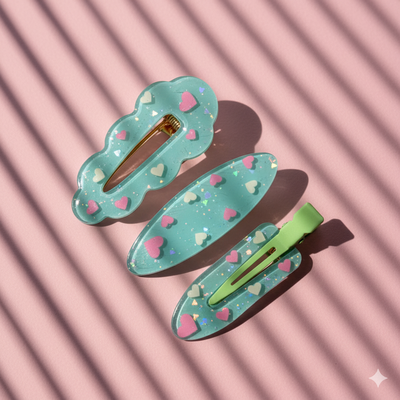 Clips cute para el pelo