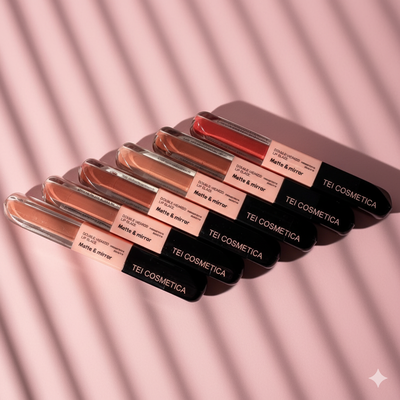 Labial 2 en 1 labial matte y brillo de labios