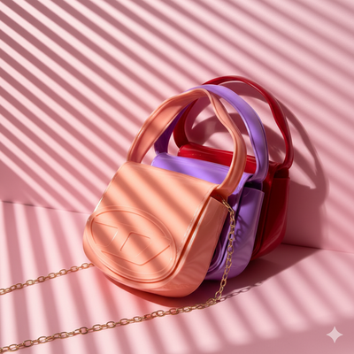 Mini cartera con correa