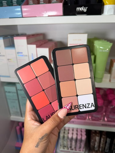 Paleta de contornos y correctores/rubores de 16 tonos LAURENZA