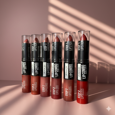 Labial matte en barra + líquido PINK21