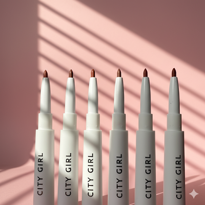 Delineador de labios + labial en barra CITY GIRL