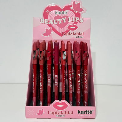 Delineador de labios + sacapuntas karite 