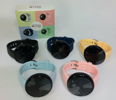 RELOJ REDONDO SMART WATCH D20 NEGRO