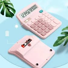 CALCULADORA ROSA 12 DIGITOS