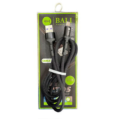 CABLE USB BALI BL-09 MICRO NEGRO 1M DE LARGO 2,4A