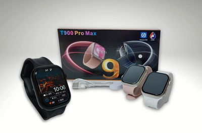 RELOJ SMART WATCH T900 ULTRA MAYA BLANCA Y ARO PLATA