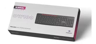 TECLADO INALAMBRICO SOUL W100 NEGRO