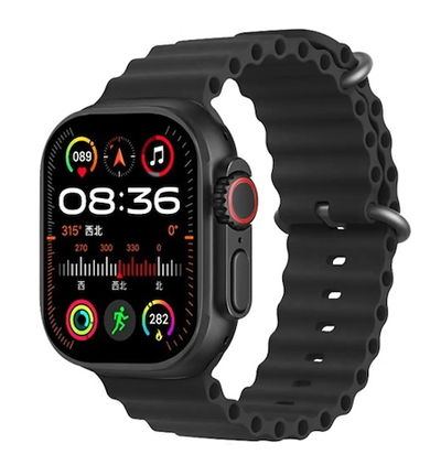 RELOJ SMART WATCH T900 ULTRA MAYA NEGRA Y ARO NEGRO