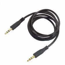 CABLE PIN MACHO 3.5MM A PIN MACHO 3.5MM NEGRO 0.9M
