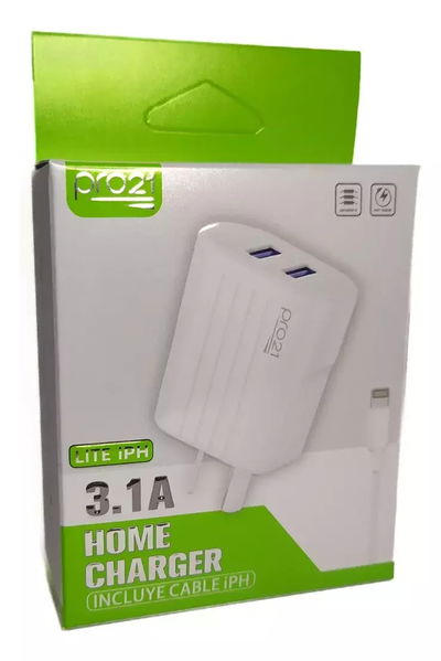 CARGADOR VIAJERO PRO21 LITE IPHONE