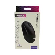 MOUSE INALAMBRICO SOUL W200 NEGRO