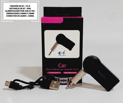 ADAPTADOR DE AUTO BLUETOOTH