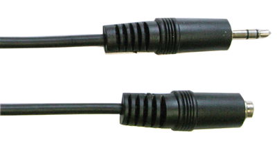 CABLE PLUG 3.5 MM A JACK 3.5 MM STEREO - 1.8 MTS