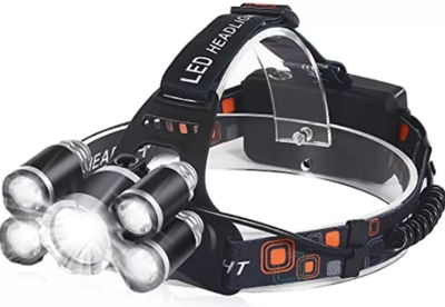 LINTERNA MINERA RECARGABLE DE 5 LEDS