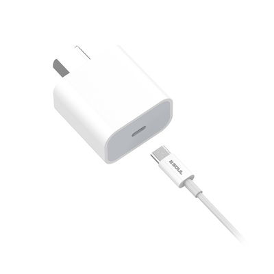 CARGADOR SOUL PD BLANCO SALIDA QC 20W C/CABLE C A C