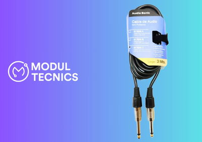 CABLE 3,0 MT PLUG A PLUG MONO 6,5MM.