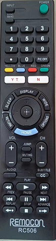 CONTROL REMOTO APTO TV SMART SONY CON Y-T